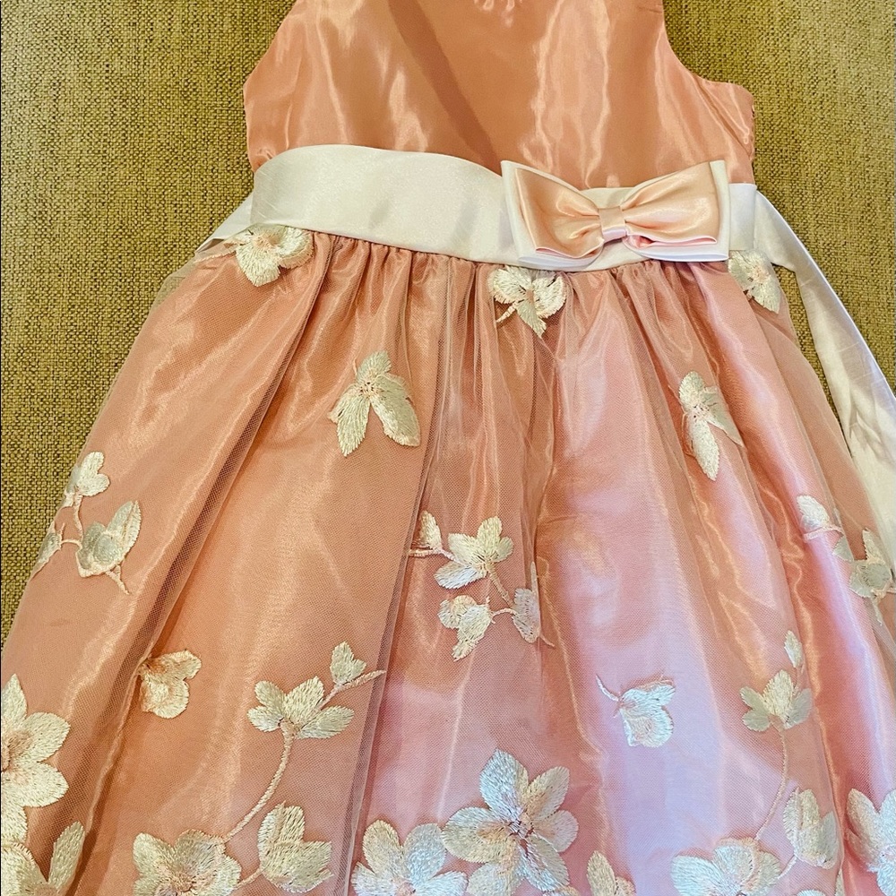 Light pink kids formal dress